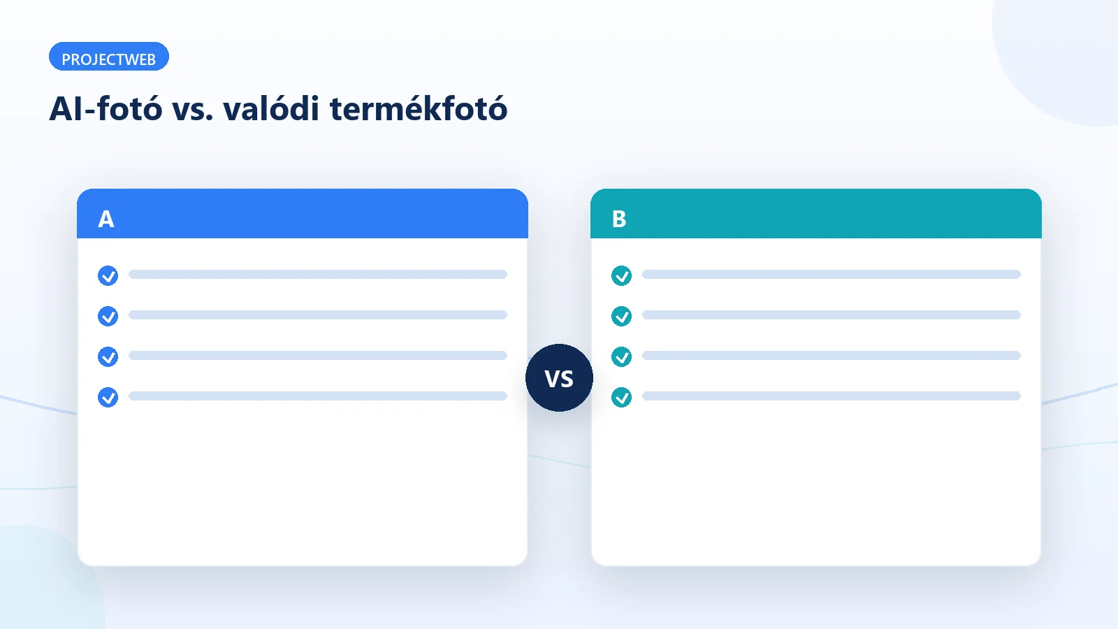 AI-generált és valódi termékfotó összehasonlítása webáruházhoz