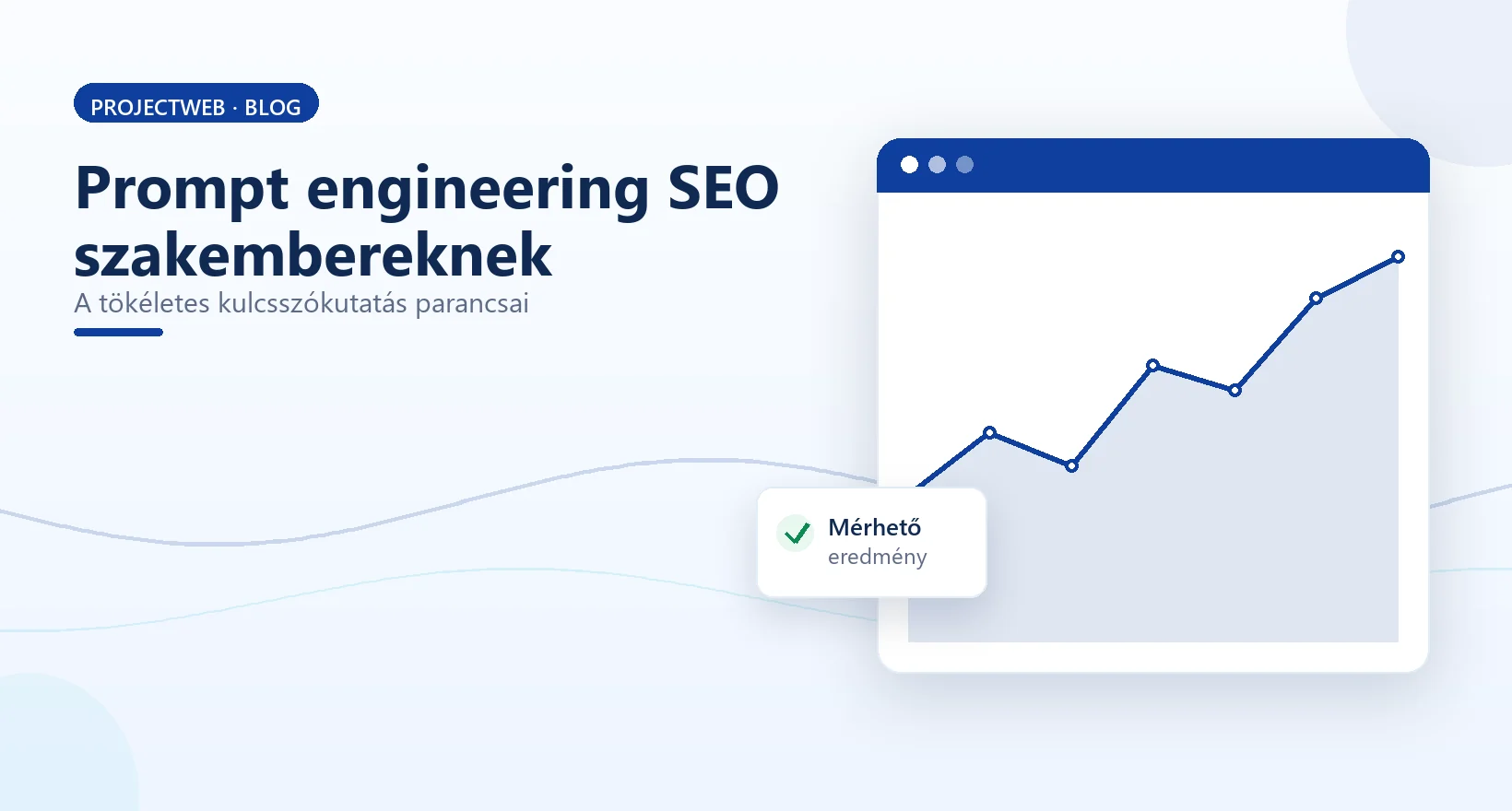 Prompt engineering SEO-hoz – kulcsszókutatás és klaszterezés AI parancsokkal, illusztráció